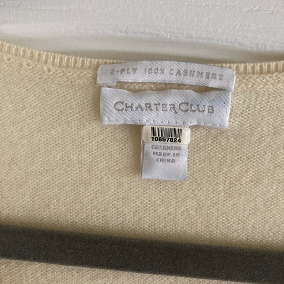 Cream cashmere sweater - Picture 2 of 2